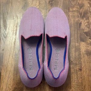 Rothy’s Amethyst Metallic Herringbone Loafer